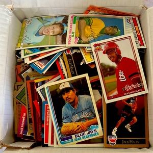 My son is selling over 500 old baseball cards to the right person. For 70$